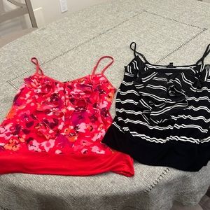 Set of 2 Express Ruffle Camis in Large